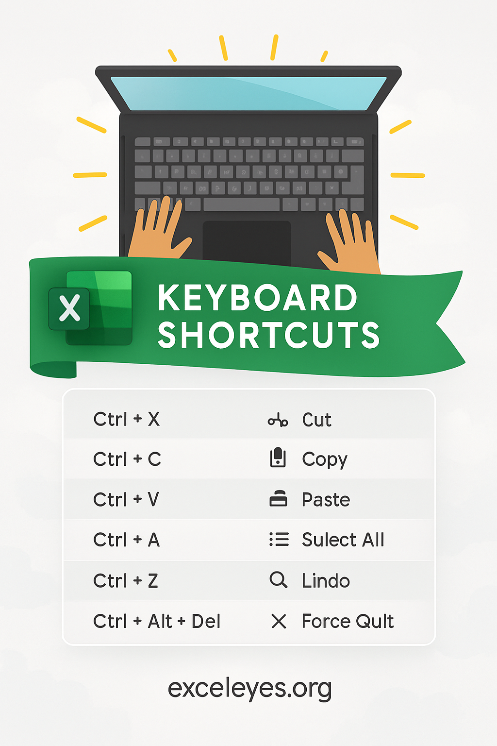 Excel Shortcut Guide PDF Download